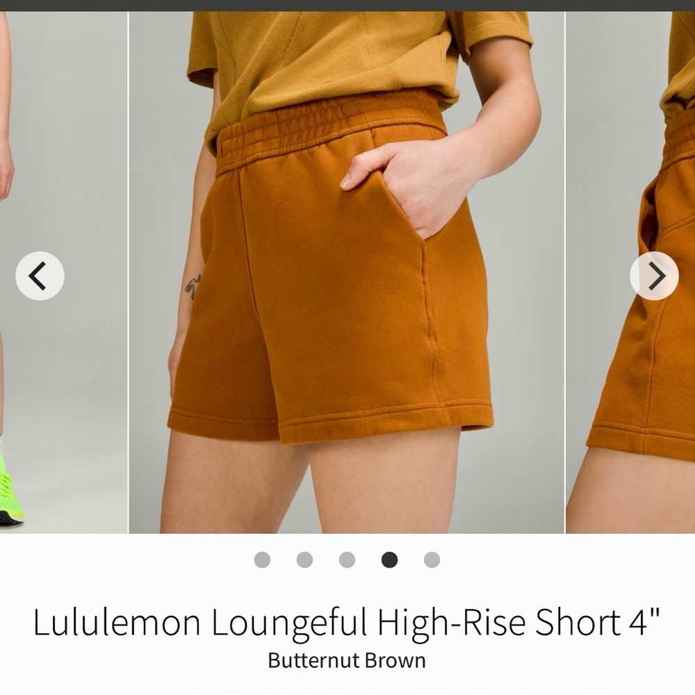 Lululemon Loungeful Highrise Short 4”